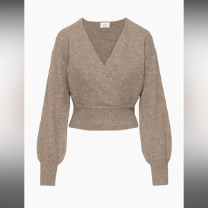 ARITZIA WILFRED WRAP SWEATER